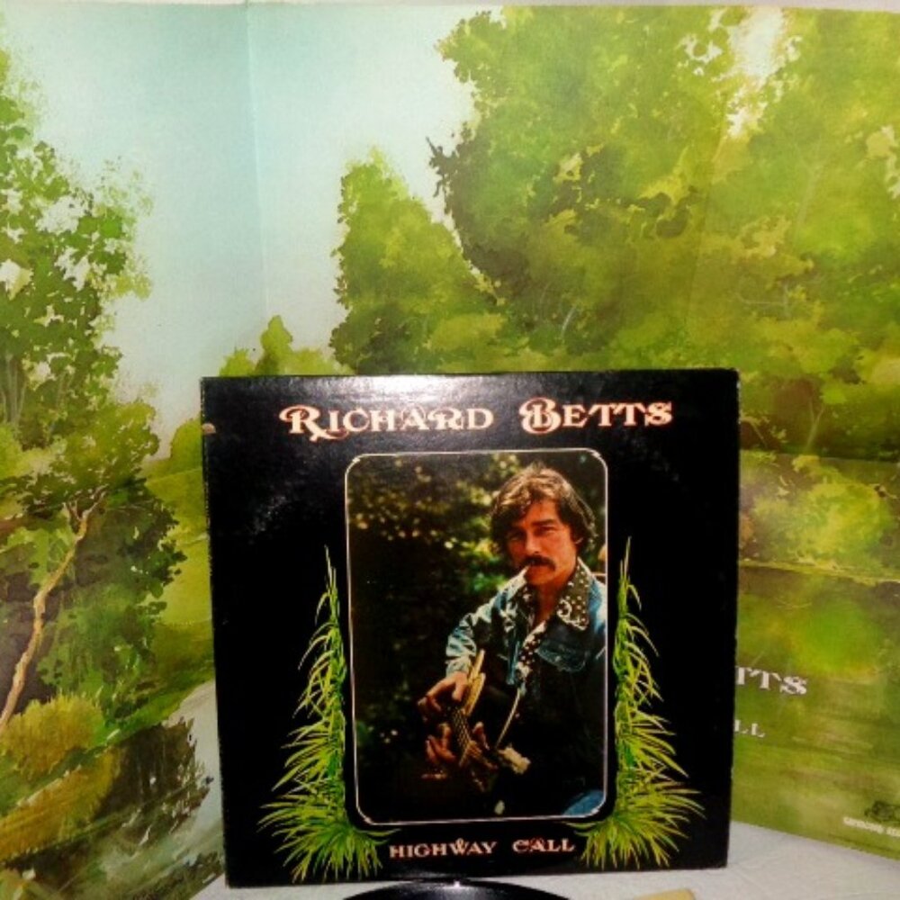 Richard Betts, Highway Call LP. Record Album, 1974 With Poster